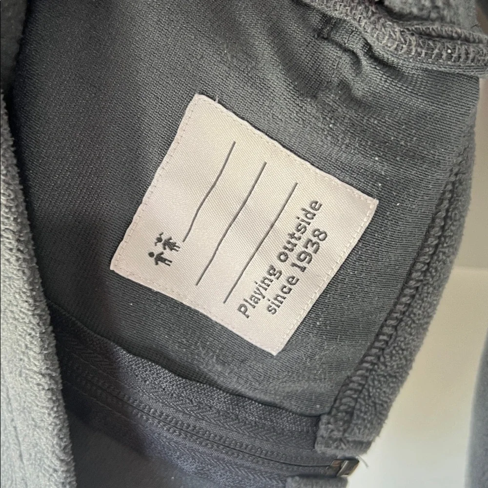 Columbia Gray Full-Zip Fleece Jacket Youth Small